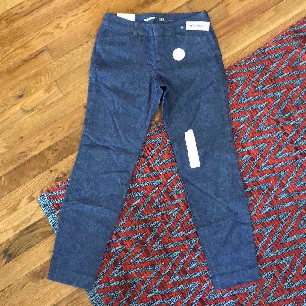Old Navy ankle length chambray pants